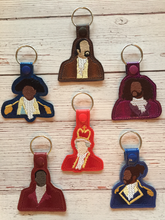 Load image into Gallery viewer, Key Fobs Inspired By Historical Figures - Keychains - Backpack Decoration - Bag Bling