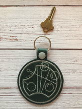 Load image into Gallery viewer, Key Fobs Inspired By Gallifreyan Magical Houses - Keychain - Backpack Decoration - Bag Bling