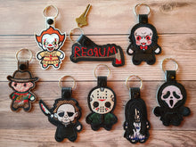Load image into Gallery viewer, Chibi Key Fobs Inspired By Horror Characters - Keychains - Backpack Decoration - Bag Bling
