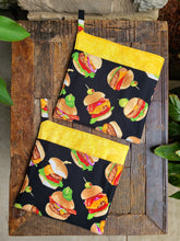 Load image into Gallery viewer, Hot Pad Set - Set Of Two - Gourmet Hamburgers - Hot Pads - Trivet