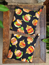 Load image into Gallery viewer, Hot Pad Set - Set Of Two - Gourmet Hamburgers - Hot Pads - Trivet