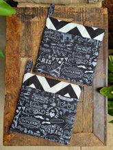 Load image into Gallery viewer, Hot Pad Set - Set Of Two - France - Cafe - Bonjour - Merci Beaucoup - French Metro - Midnight In Paris - Eiffel Tower - Hot Pads - Trivet