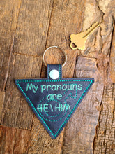 Load image into Gallery viewer, Key Fobs - Pronouns - He - Him - She - Her - Them - They -Keychains - Backpack Decoration - Bag Bling