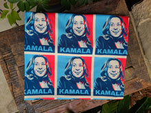 Load image into Gallery viewer, Infinity Scarves - Infinity Scarf Made With Fabric Inspired by Madam Vice President - Kamala Harris
