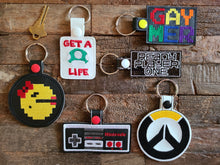 Load image into Gallery viewer, Key Fobs Inspired By Games - Keychains - Backpack Decoration - Bag Bling