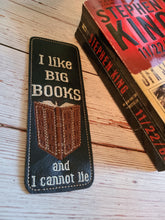 Load image into Gallery viewer, Embroidered Bookmarks - Geeky - Nerdy - Snarky - Silly - Whitty - Funny Bookmarks - I Like Big Books And I Cannot Lie - Spoilers