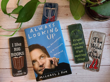 Load image into Gallery viewer, Embroidered Bookmarks - Geeky - Nerdy - Snarky - Silly - Whitty - Funny Bookmarks - I Like Big Books And I Cannot Lie - Spoilers