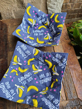 Load image into Gallery viewer, Microwave Cozy Bowl Set - Bananas For You - Set Of Two Microwave Cozies