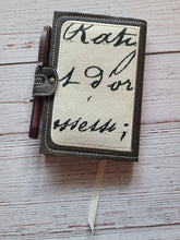 Load image into Gallery viewer, Mini Journal - Mini Notebook - Refillable Mini Journal Cover