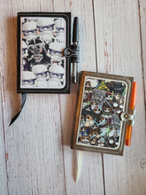Load image into Gallery viewer, Mini Journal - Mini Notebook - Refillable Mini Journal Cover