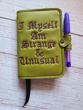 Load image into Gallery viewer, Mini Journal - Mini Notebook - Refillable Mini Journal Cover