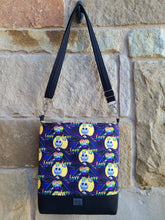 Load image into Gallery viewer, Messenger Bag Made With Jack Love Is Love Inspired Fabric - Adjustable Strap - Zippered Closure - Zippered Pocket - Cross Body Bag
