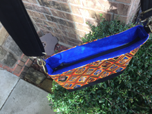 Load image into Gallery viewer, Messenger Bag Made With Licensed Lion Family Fabric - Adjustable Strap - Zippered Closure - Zippered Pocket - Cross Body Bag