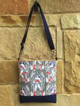 Load image into Gallery viewer, Messenger Bag Made With Licensed Superheroine Fabric - Adjustable Strap - Zippered Closure - Zippered Pocket - Cross Body Bag
