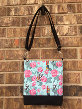 Load image into Gallery viewer, Messenger Bag Made With Licensed Christmas Nightmares Fabric - Adjustable Strap - Zippered Closure - Zippered Pocket - Cross Body Bag