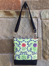 Load image into Gallery viewer, Messenger Bag Made With Saturn Sandworm Inspired Fabric - Adjustable Strap - Zippered Closure - Zippered Pocket - Cross Body Bag
