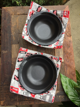 Load image into Gallery viewer, Microwave Cozy Bowl Set - BBQ - Set Of Two Microwave Cozies