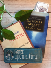 Load image into Gallery viewer, Embroidered Bookmarks - Geeky - Nerdy - Snarky - Silly - Whitty - Funny Bookmarks - Once Upon A Time - Keep Calm And Read 'Til Dawn