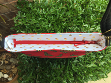 Load image into Gallery viewer, Messenger Bag Made With Licensed Superheroine Fabric - Adjustable Strap - Zippered Closure - Zippered Pocket - Cross Body Bag