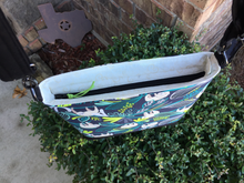 Load image into Gallery viewer, Messenger Bag Made With Hanging Sloths Inspired Fabric - Adjustable Strap - Zippered Closure - Zippered Pocket - Cross Body Bag