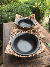 Load image into Gallery viewer, Microwave Cozy Bowl Set - Mushrooms - Set Of Two Microwave Cozies