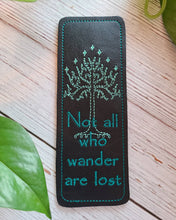 Load image into Gallery viewer, Embroidered Bookmarks - Geeky - Nerdy - Snarky - Silly - Whitty - Funny Bookmarks - Family Business - Not All Who Wander - Don't Panic