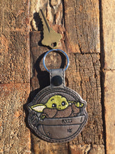 Load image into Gallery viewer, Key Fobs Inspired By A Green Baby In The Stars Character - Keychains - Backpack Decoration - Bag Bling
