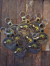 Load image into Gallery viewer, Key Fobs Inspired By A Green Baby In The Stars Character - Keychains - Backpack Decoration - Bag Bling