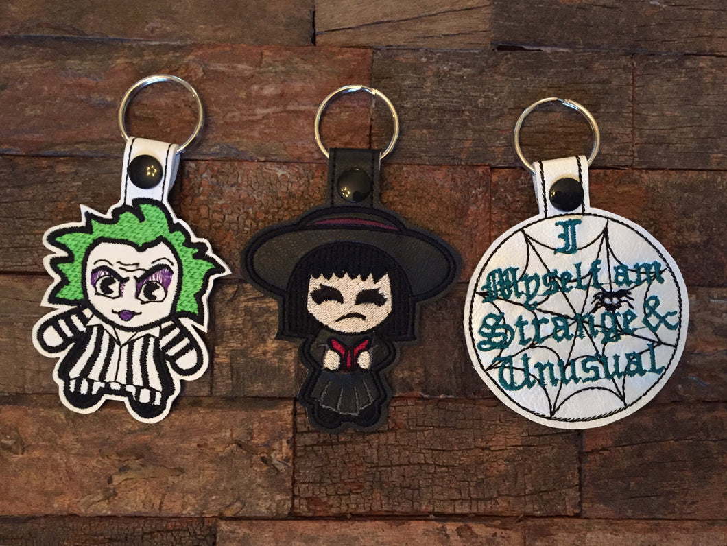 Key Fobs Inspired By The Ghost With The Most - Keychain - Backpack Decoration - Bag Bling