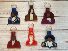 Load image into Gallery viewer, Key Fobs Inspired By Historical Figures - Keychains - Backpack Decoration - Bag Bling