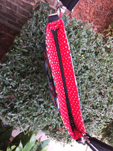 Load image into Gallery viewer, Messenger Bag Made With Asian Panda Bear Inspired Fabric - Adjustable Strap - Zippered Closure - Zippered Pocket - Cross Body Bag