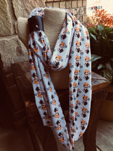 Load image into Gallery viewer, Infinity Scarves - Infinity Scarf Made With RBG Inspired Fabric - Ruth Bader Ginsburg Inspired