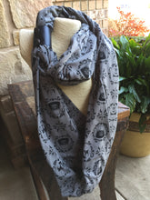 Load image into Gallery viewer, Infinity Scarves - Infinity Scarf Made With Licensed Empire Helmets Fabric