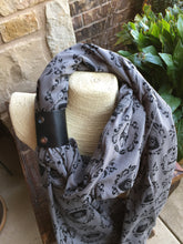Load image into Gallery viewer, Infinity Scarves - Infinity Scarf Made With Licensed Empire Helmets Fabric
