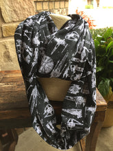 Load image into Gallery viewer, Infinity Scarves - Infinity Scarf Made With Licensed Empire And Rebel Spacecraft Fabric
