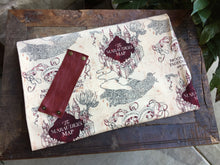 Load image into Gallery viewer, Infinity Scarves - Infinity Scarf Made With Licensed Witch And Wizard Map Fabric