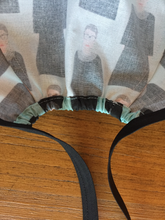 Load image into Gallery viewer, Unisex Scrub Cap - RBG - Ruth Bader Ginsburg Scrub Cap - Surgical Cap - Aqua In Gown