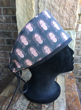 Load image into Gallery viewer, Unisex Scrub Cap - Kamala Harris Scrub Cap - Surgical Cap - Black