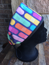 Load image into Gallery viewer, Unisex Scrub Cap - Colorful Bandages Unisex Scrub Cap - Surgical Cap - Rainbow Bandages