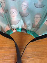Load image into Gallery viewer, Unisex Scrub Cap - RBG - Ruth Bader Ginsburg Scrub Cap - Surgical Cap - Teal