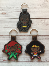 Load image into Gallery viewer, Key Fobs Inspired By Superheroines - Celebrating Diversity Keychains - Backpack Decoration - Bag Bling