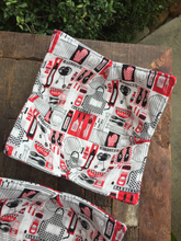 Load image into Gallery viewer, Microwave Cozy Bowl Set - BBQ - Set Of Two Microwave Cozies