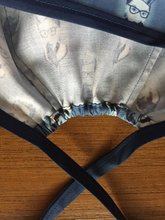 Load image into Gallery viewer, Unisex Scrub Cap - RBG - Ruth Bader Ginsburg Unisex Scrub Cap - Surgical Cap - Nurses Hat - Doctors Hat - Blue With Crown And Glove