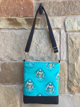 Load image into Gallery viewer, Messenger Bag Made With Licensed Water Guy Fabric - Adjustable Strap - Zippered Closure - Zippered Pocket - Cross Body Bag