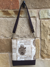 Load image into Gallery viewer, Messenger Bag Made With Licensed Rebel Spaceship Fabric - Adjustable Strap - Zippered Closure - Zippered Pocket - Cross Body Bag