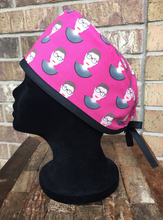 Load image into Gallery viewer, Unisex Scrub Cap - RBG - Ruth Bader Ginsburg Scrub Cap - Surgical Cap - Pink