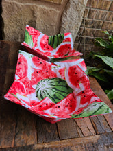 Load image into Gallery viewer, Microwave Cozy Bowl Set - Watermelon - Set Of Two Microwave Cozies
