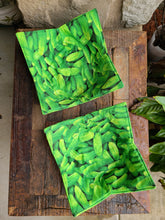 Load image into Gallery viewer, Microwave Cozy Bowl Set - Cucumbers - Set Of Two Microwave Cozies
