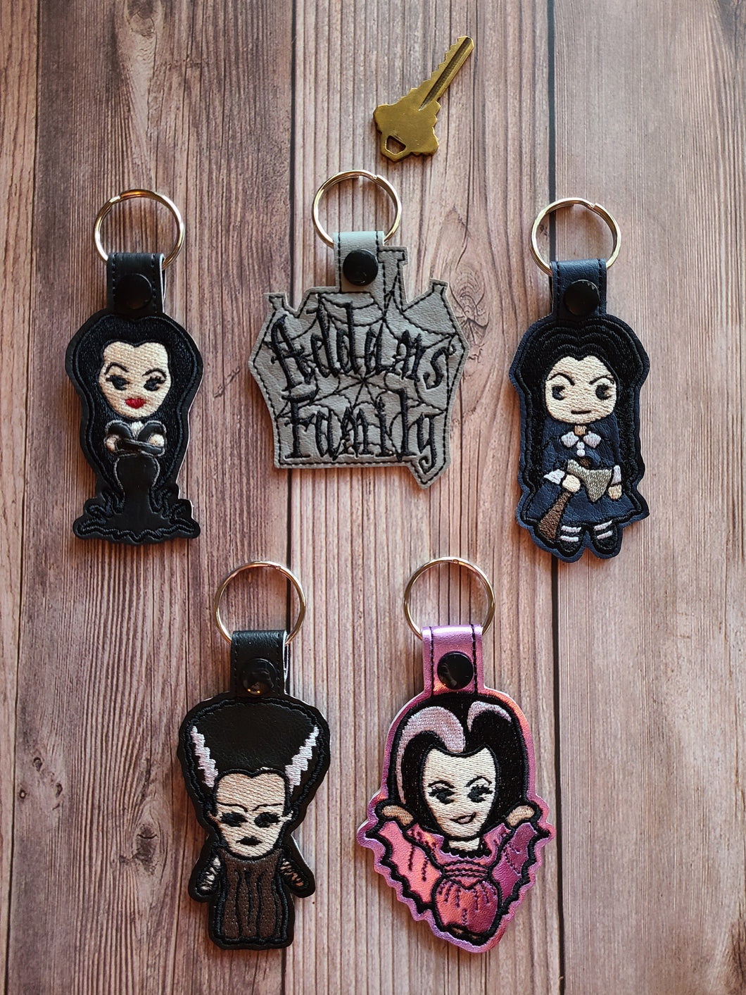 Chibi Key Fobs Inspired By Female Horror Characters - Keychains - Backpack Decoration - Bag Bling