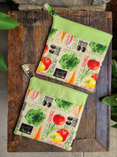 Load image into Gallery viewer, Hot Pad Set - Set Of Two - Vegetables - Hot Pads - Trivet
